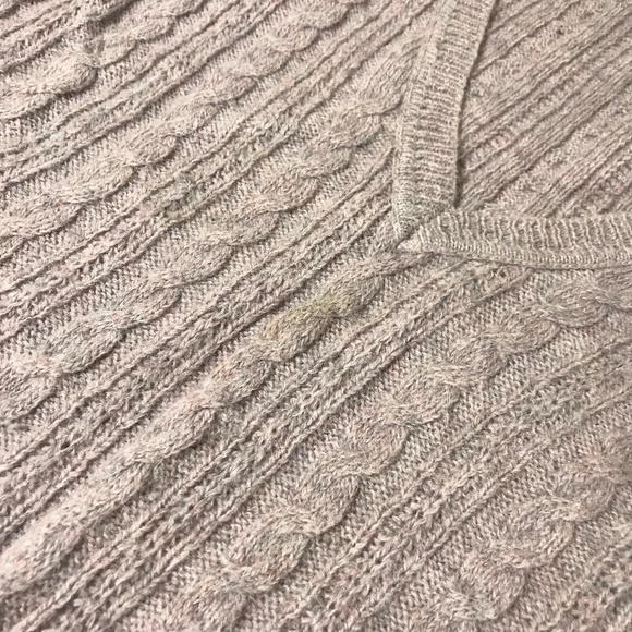 CAbi Dusty Lavender Purple Cable Knit Sweater - Picture 4 of 7